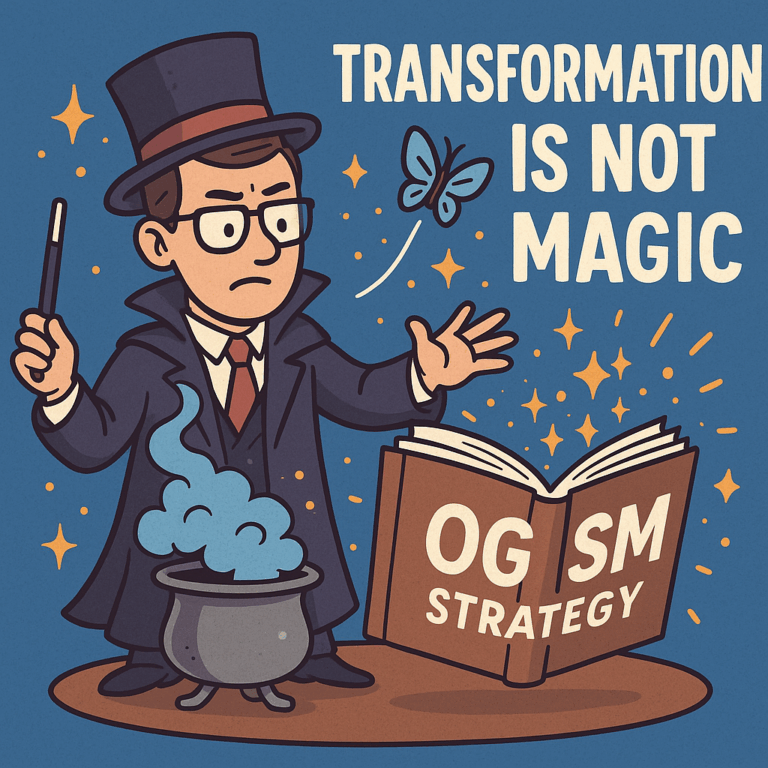Transformation Is Not Magic: Back to the Basics with Strategy