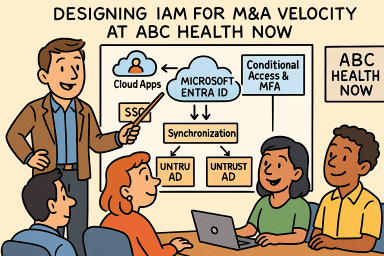 IAM at ABC Health Now: A Logical Architecture for fast, secure M&A onboarding